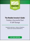 Video Pre-Order - The Newbie Investor’s Guide: Finding a Successful Start in Self-Storage